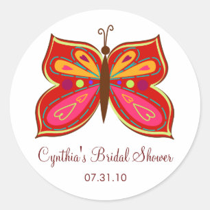 Tags favoris des papillons rouges / Stickers Toppe