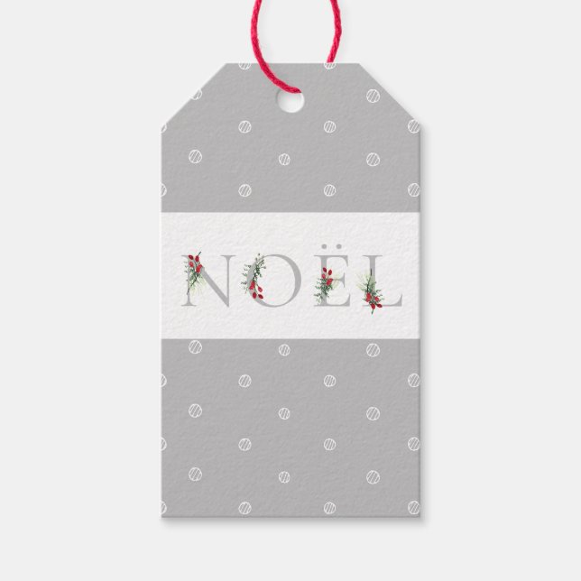 Tags für Botanisches WEIHNACHTEN-Weihnachtsgeschen Geschenkanhänger (Vorderseite)
