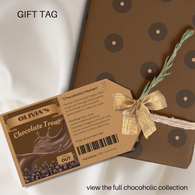 Tags für Chocolate-Leckereien Geschenkanhänger (Von Creator hochgeladen)