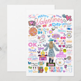 TÄGSKARTE DER SWIFT-INSPIRIERTEN VALENTINE EINLADUNG