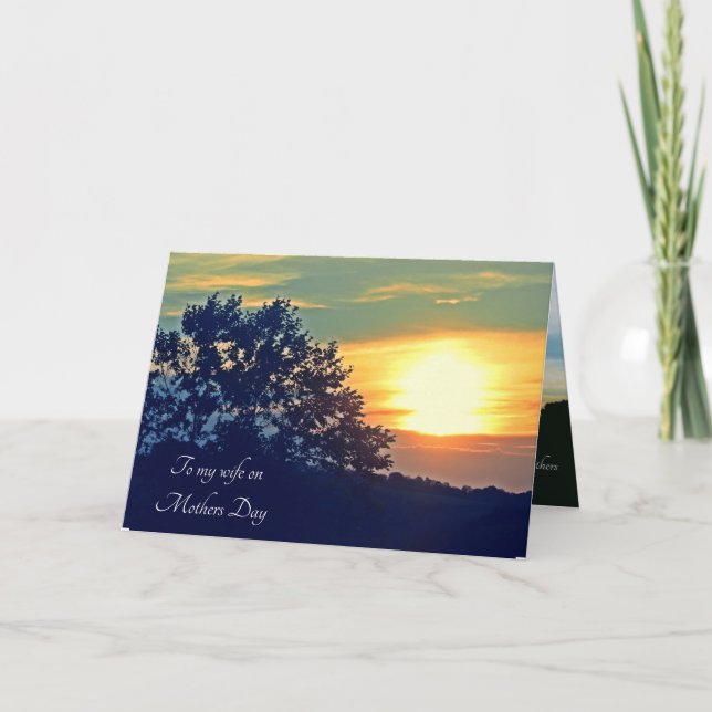 TAGSKARTE FÜR EHEFRAU KARTE (Vorderseite)