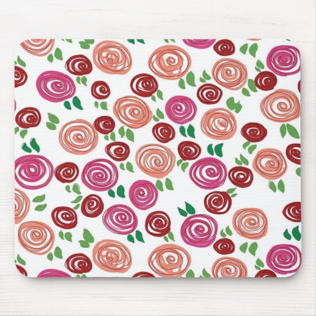 Tagtraum Rosen Mousepad (Vorne)