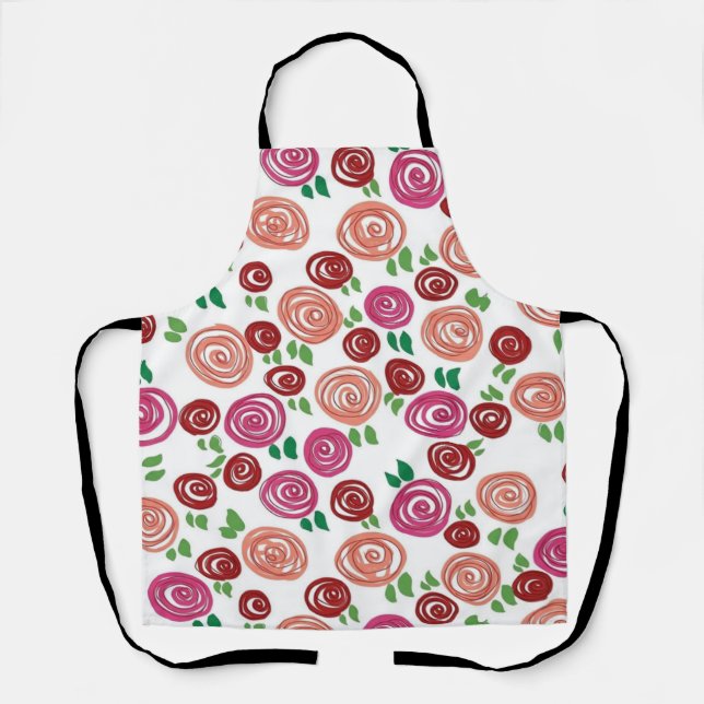 Tagtraum Rosen Schürze (Vorderseite)