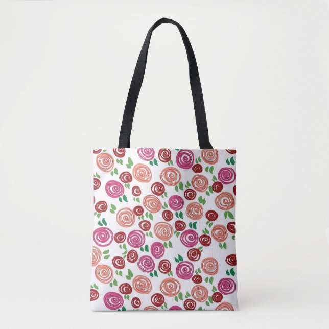 Tagtraum Rosen Tasche (Vorderseite)