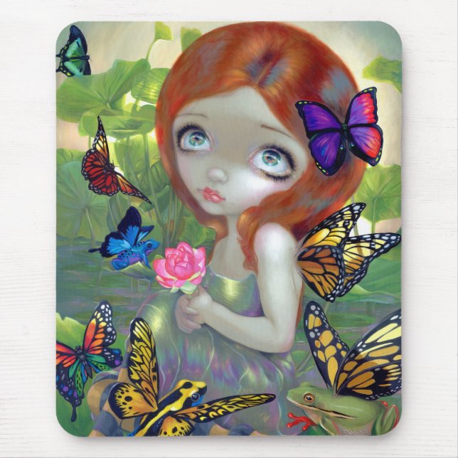 "Tagträume und Frösche" Mousepad (Vorne)