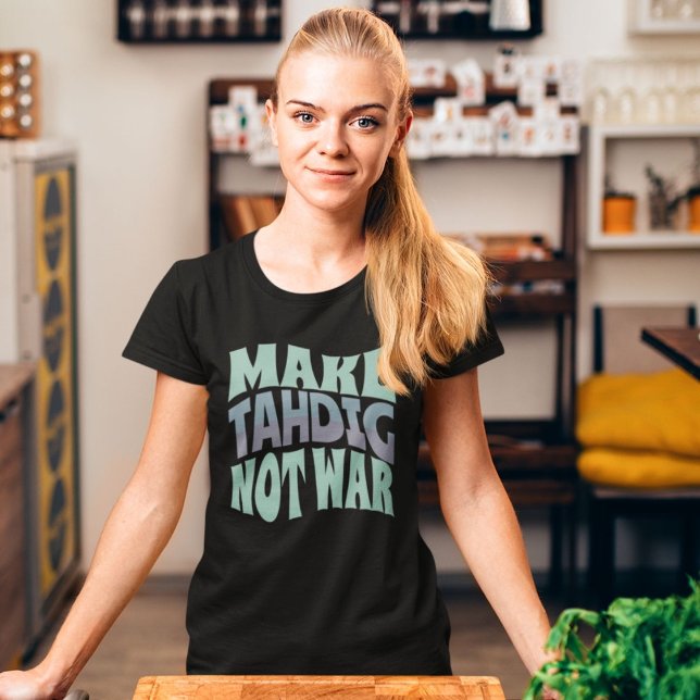 Tahdig nicht Krieg machen | Knuspriger persischer  T-Shirt (Make Tahdig Not War | Crispy Persian Rice T-Shirt)