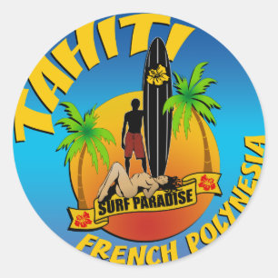 Tahiti autocollant