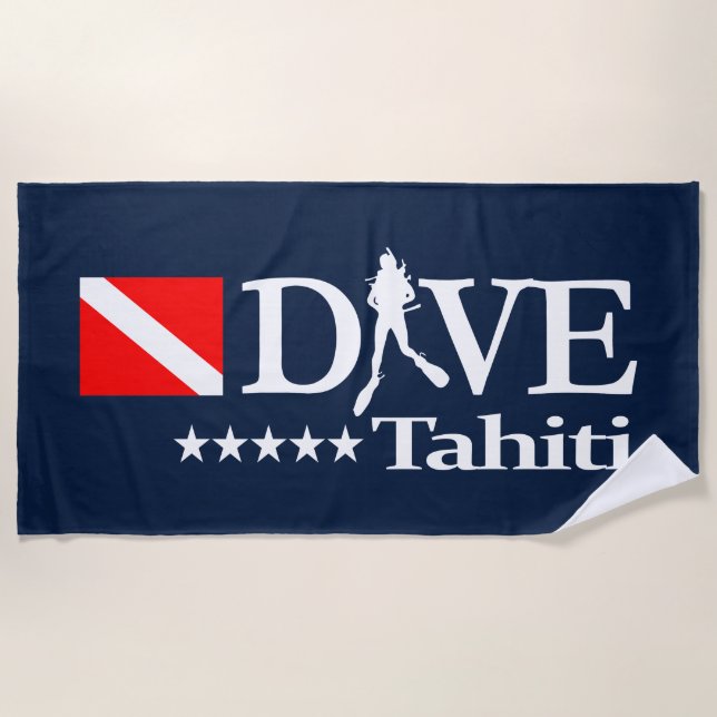 Tahiti DV4 Strandtuch (Vorderseite)