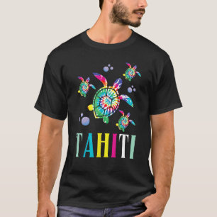Tahiti Französisch Polynesien Gefärbte Krawatte Se T-Shirt