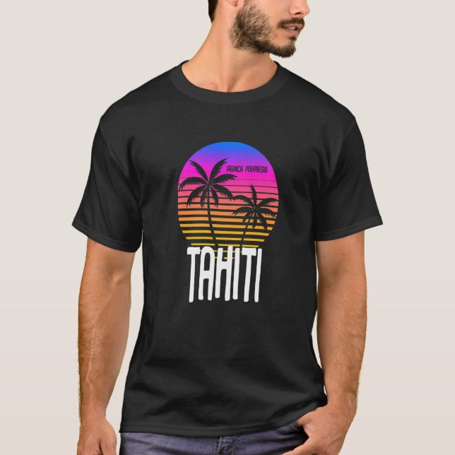 Tahiti French Polynesia T-Shirt (Vorderseite)