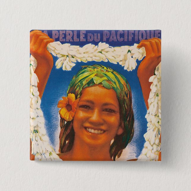 Tahiti ~ La Perle du Pacifique Button (Vorderseite)