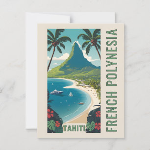 Tahiti Postkarte