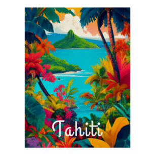 Tahiti-Reiseplakat Poster
