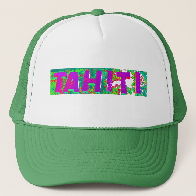 Tahiti Sign Thunder_Cove Truckerkappe (Vorderseite)