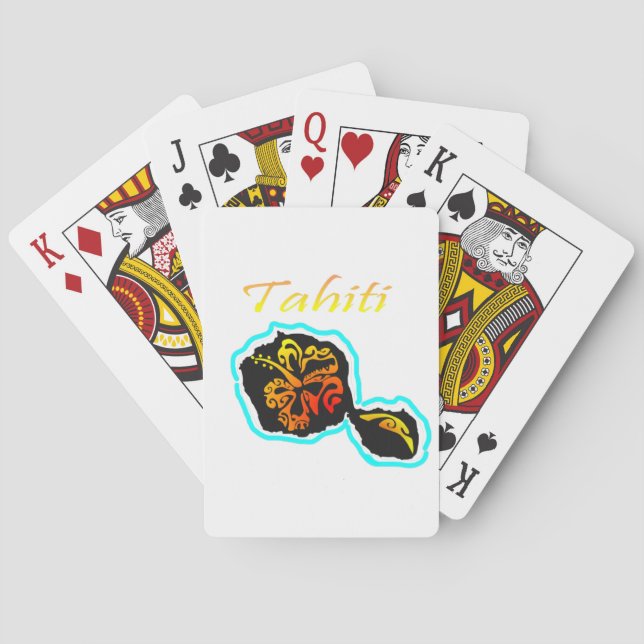 TAHITI SPIELKARTEN (Rückseite)