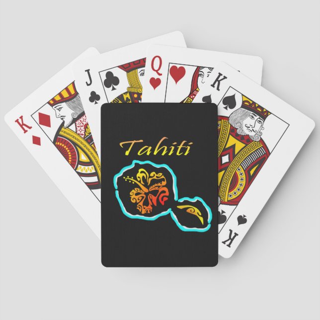 TAHITI SPIELKARTEN (Rückseite)