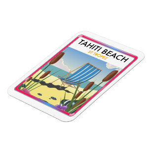 Tahiti Strand St Tropez Magnet