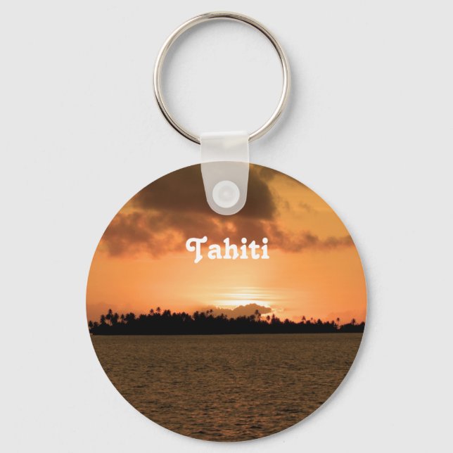 Tahiti Sunset Schlüsselanhänger (Vorderseite)