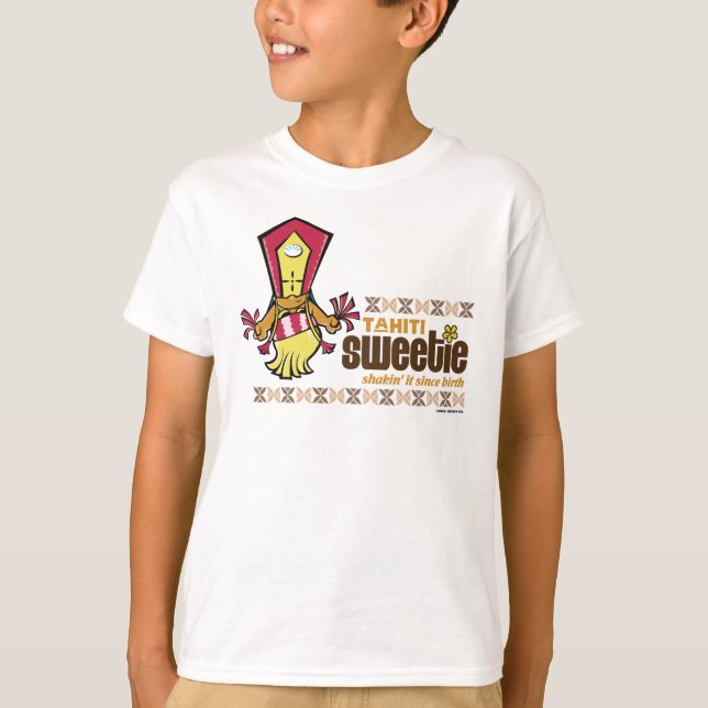 Tahiti Sweetie Vollfarbe 2 T-Shirt (Vorderseite)