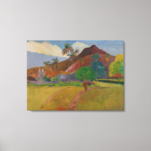 Tahitian Landscape, 1891 (Oil on canvas) Leinwanddruck