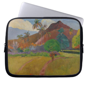 Tahitian Landschaft, 1891 (Öl auf Leinwand) Laptopschutzhülle