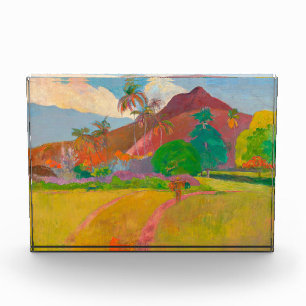Tahitian Landschaft Paul Gauguin Post-Impressionis Fotoblock