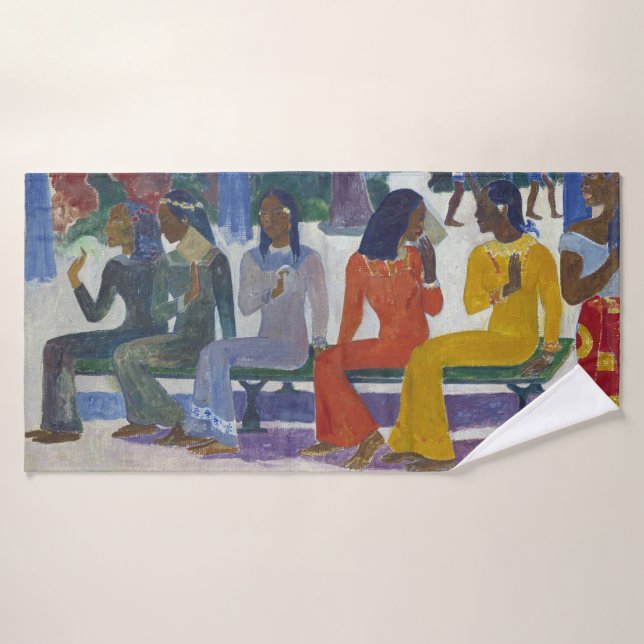 Tahitian Women, Gauguin Badehandtuch (Badehandtuch)