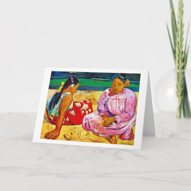 Tahitian Women, Gauguin Karte (Vorderseite)