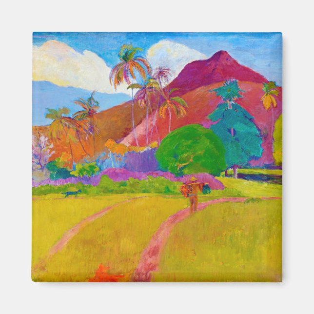 Tahitianische Landschaft, Gauguin Magnet (Vorne)