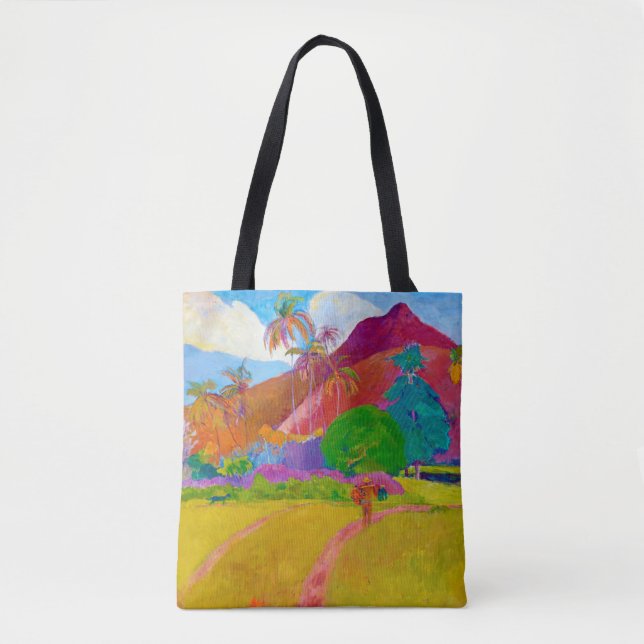 Tahitianische Landschaft, Gauguin Tasche (Vorderseite)