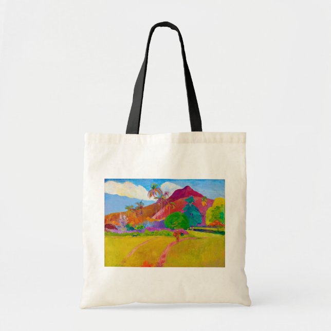 Tahitianische Landschaft, Gauguin Tragetasche (Vorne)