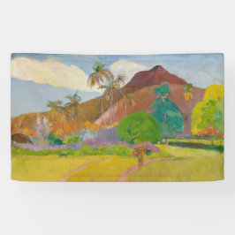 Tahitianische Landschaft (von Paul Gaugin) Banner