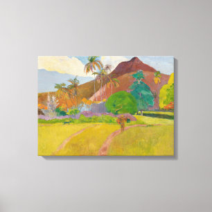 Tahitianische Landschaft (von Paul Gaugin) Leinwanddruck
