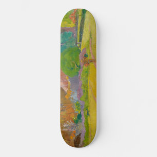Tahitianische Landschaft (von Paul Gaugin) Skateboard
