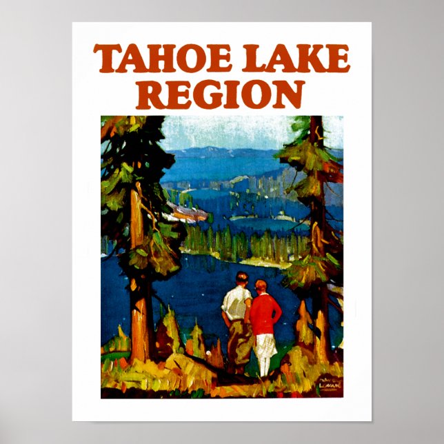 Tahoe Lake Region Poster (Vorne)