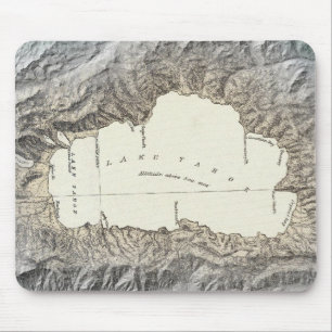 Tahoe-Landkarte Mousepad