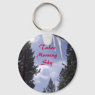 Tahoe Morgen Sun u. Himmel-Schlüsselketten Schlüsselanhänger