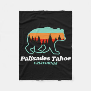 Tahoe Palisades Skifahren Snowboarden California B Fleecedecke