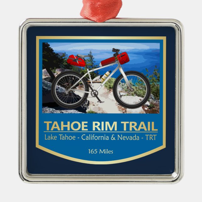 Tahoe Rim (H2) Ornament Aus Metall (Vorne)