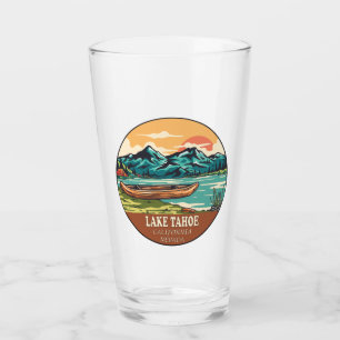 Tahoe-See-Schiffsseemblem Glas