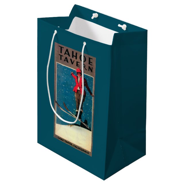 Tahoe Tavernepromo-Plakat Mittlere Geschenktüte (Vorderseite Schrägansicht)