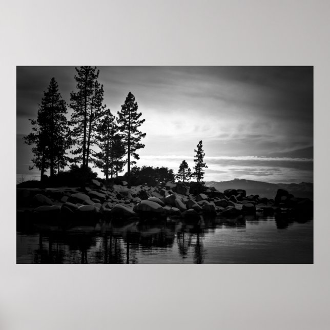 Tahoes Himmlisches Glas Poster (Vorne)