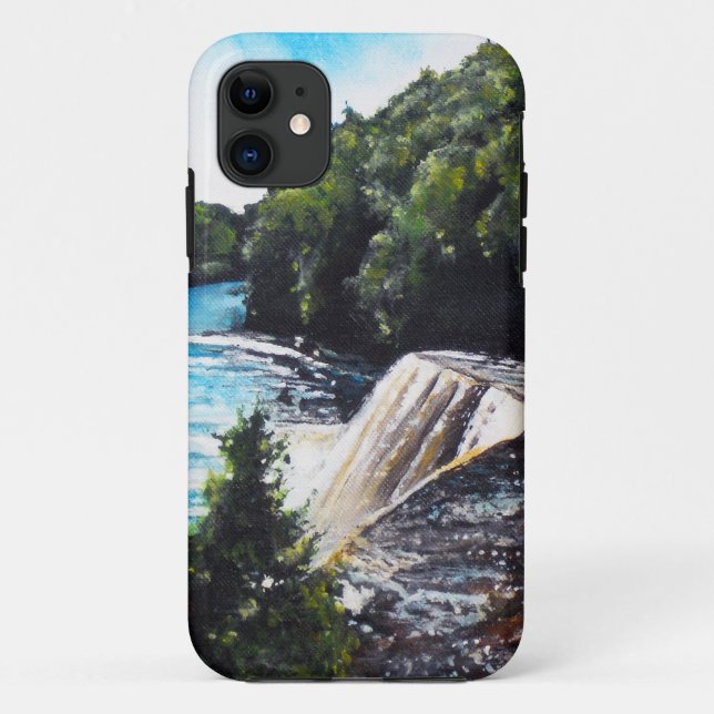 Tahquamenon Falls Acrylic Painting Case-Mate iPhone Hülle (Rückseite)