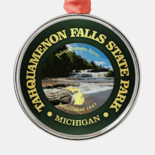 Tahquamenon Falls SP Ornament Aus Metall