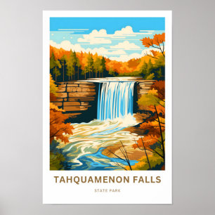 Tahquamenon Falls Staat Park Travel Print Poster