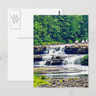 Tahquamenon Falls State Park Untere Fälle, Michiga Postkarte
