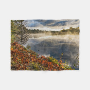 Tahquamenon River Sonnenaufgang Paradise, Michig Fleecedecke