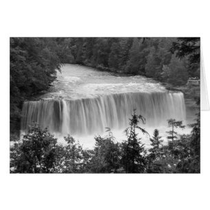 Tahquamenon Upper Falls Grayscale