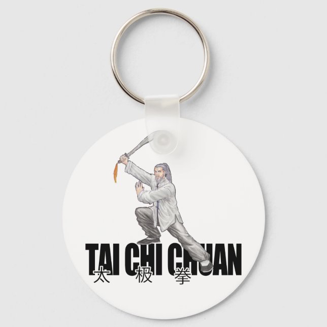 Tai Chi Broad Sword Schlüsselanhänger (Vorderseite)
