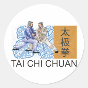 T'ai Chi Chuan Runder Aufkleber